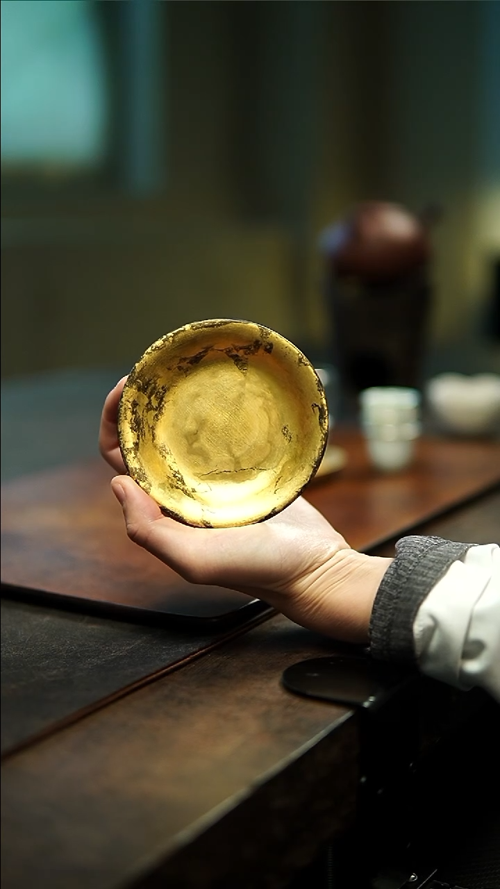 【闪购商品】淞脱胎大漆圆杯托11111