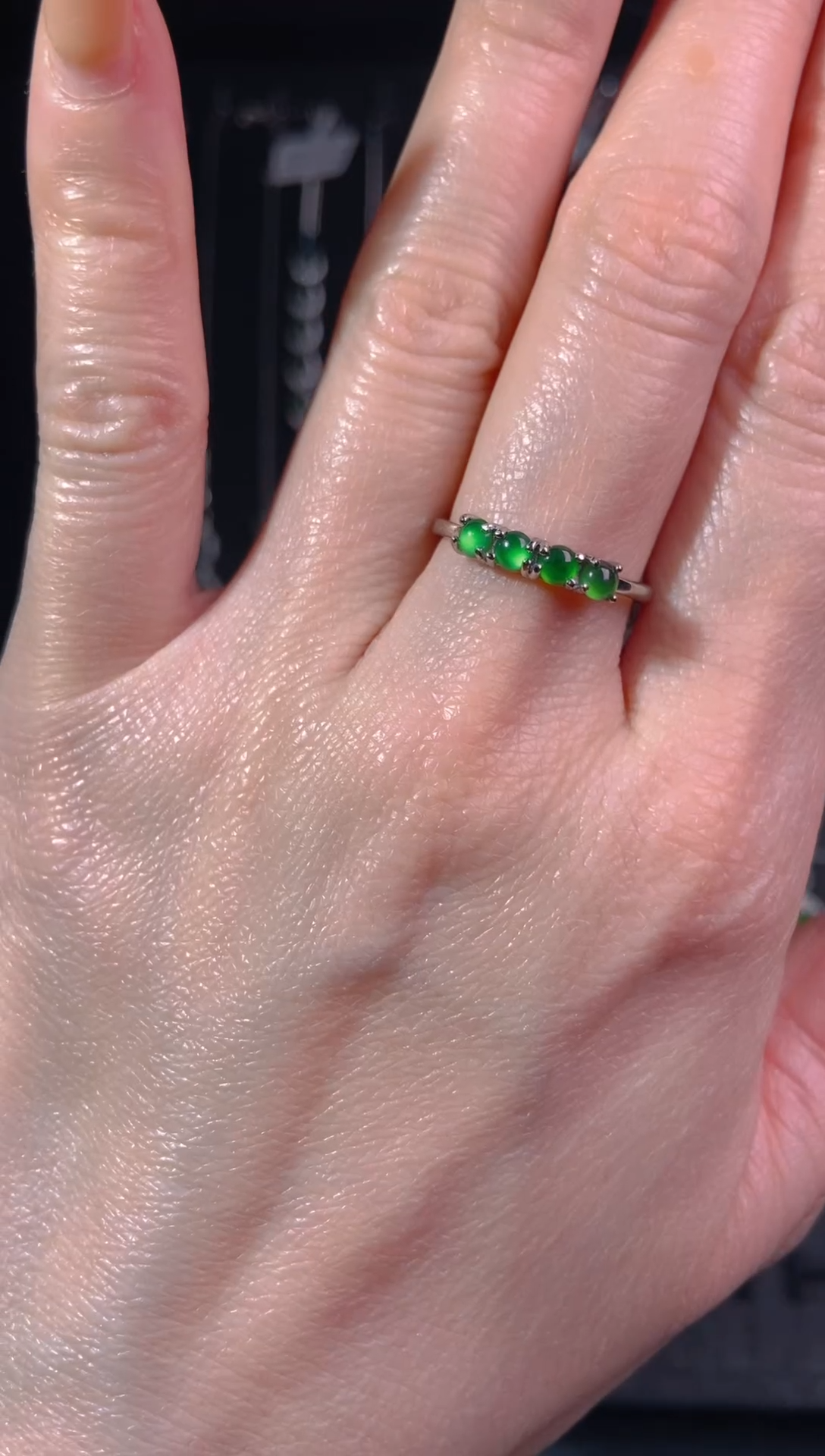 【闪购商品】翡翠戒指未镶嵌天然翡翠A货52