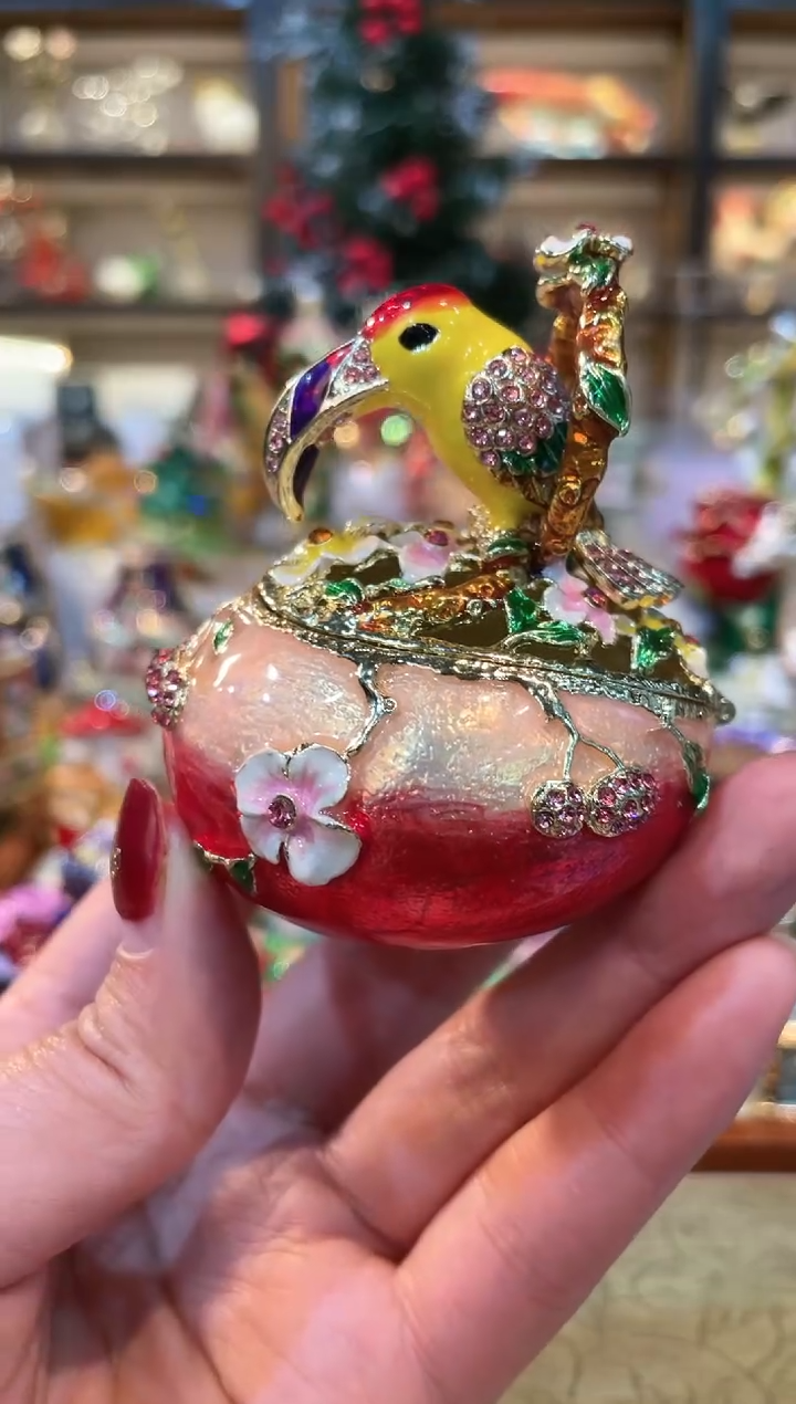 【闪购商品】珐琅彩首饰收纳盒