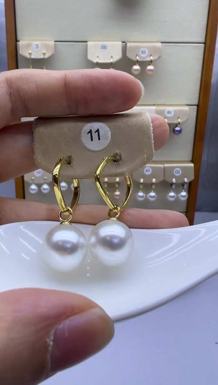 未镶嵌耳饰淡水珍珠11