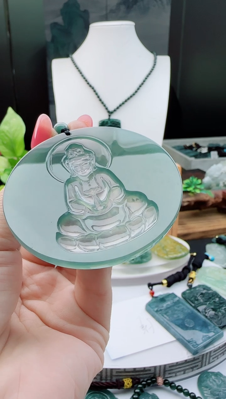 【闪购商品】翡翠颈饰未镶嵌多样性随机一件发货