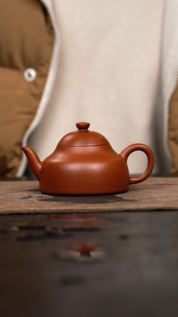 【闪购商品】紫砂茶壶古法手工半月壶