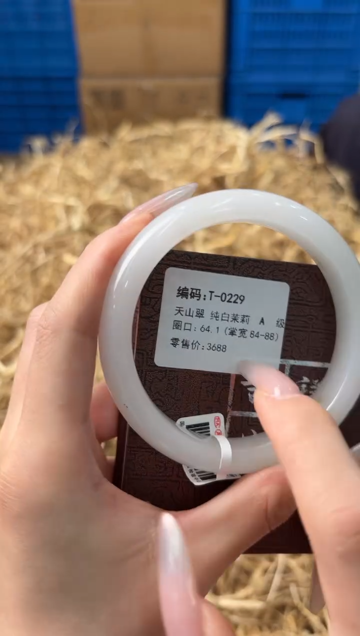 未镶嵌手镯石英质玉T-0229