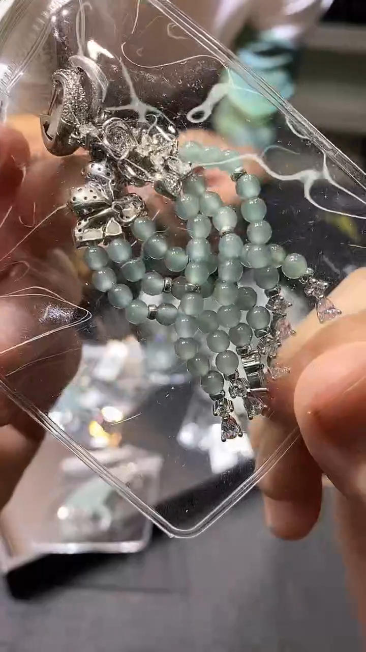 翡翠未镶嵌耳饰多样性发货不含链其一