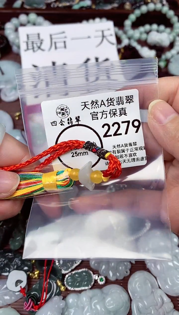 【闪购商品】翡翠颈饰未镶嵌天然A货翡翠2279