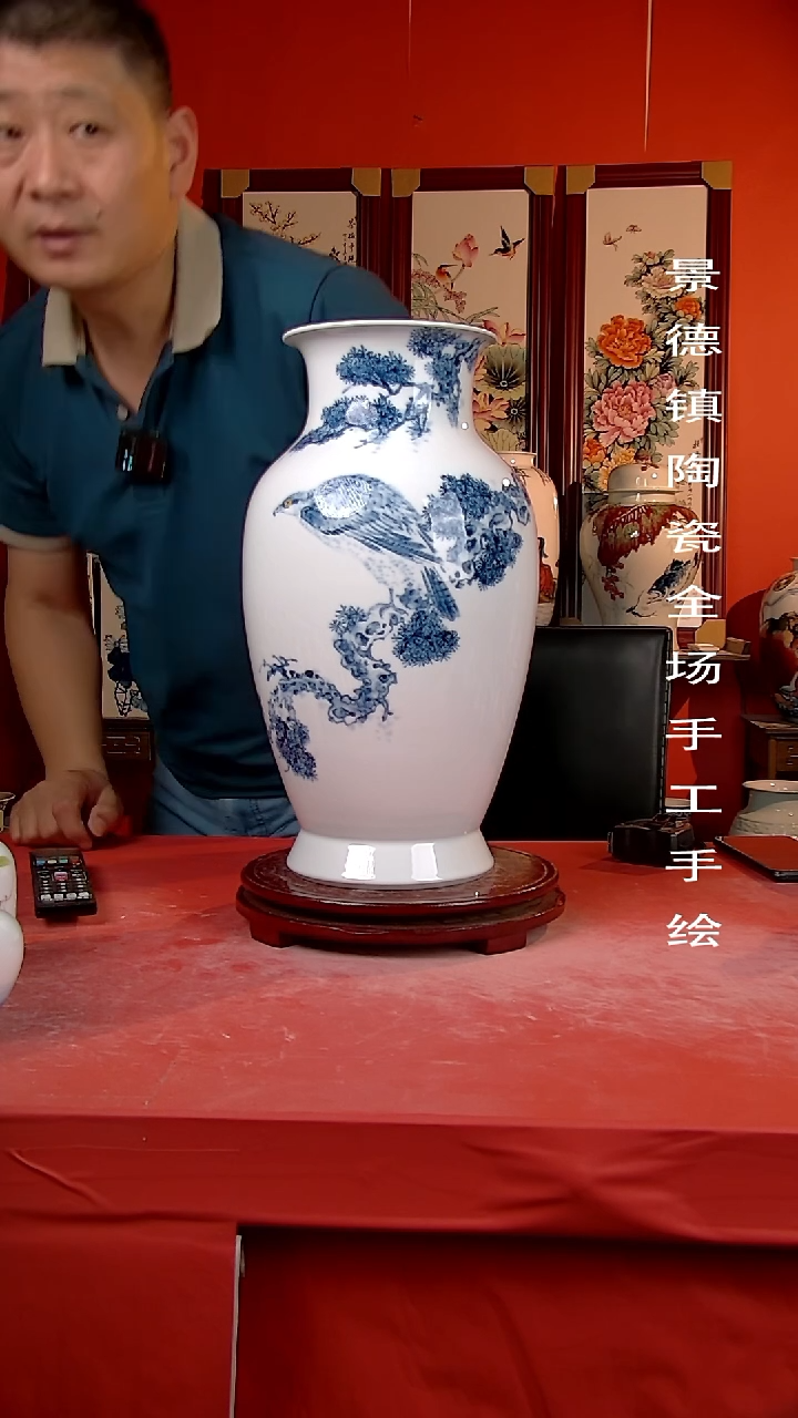 摆件景德镇陶瓷 手工手绘19