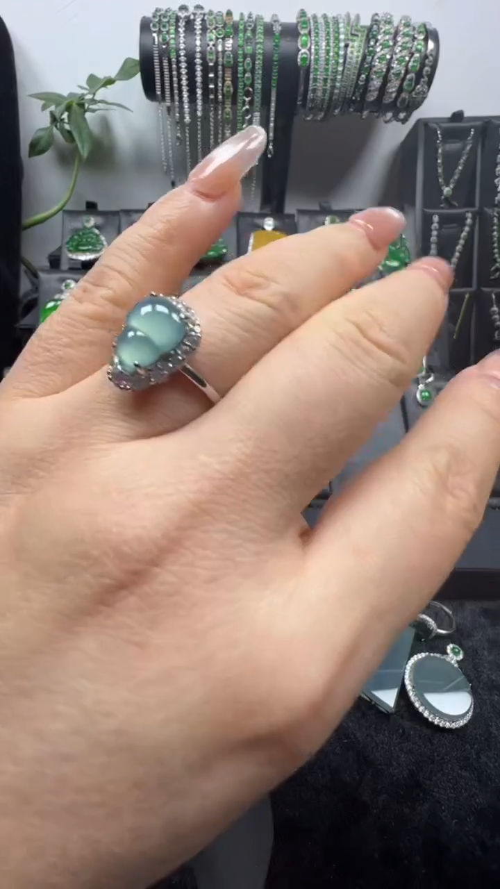 未镶嵌戒指翡翠7