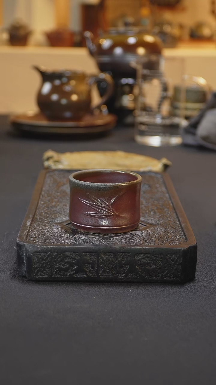 紫砂柴烧纯自然柴烧