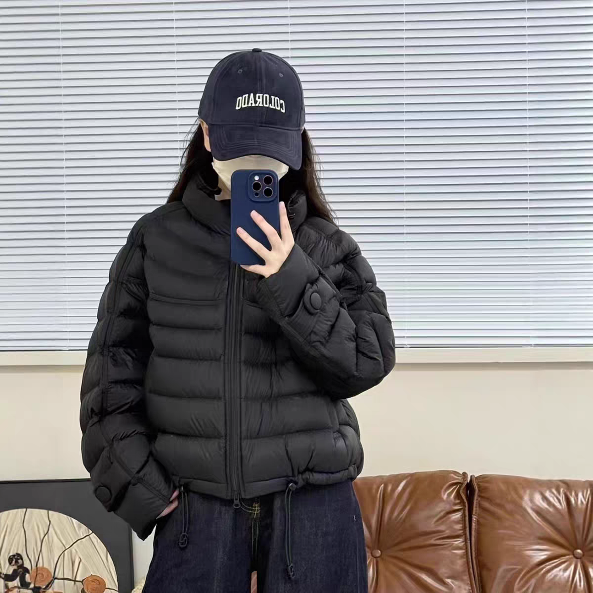 2025韩版小个子立领轻薄保暖短款白鸭绒羽绒服女冬季外套爆单