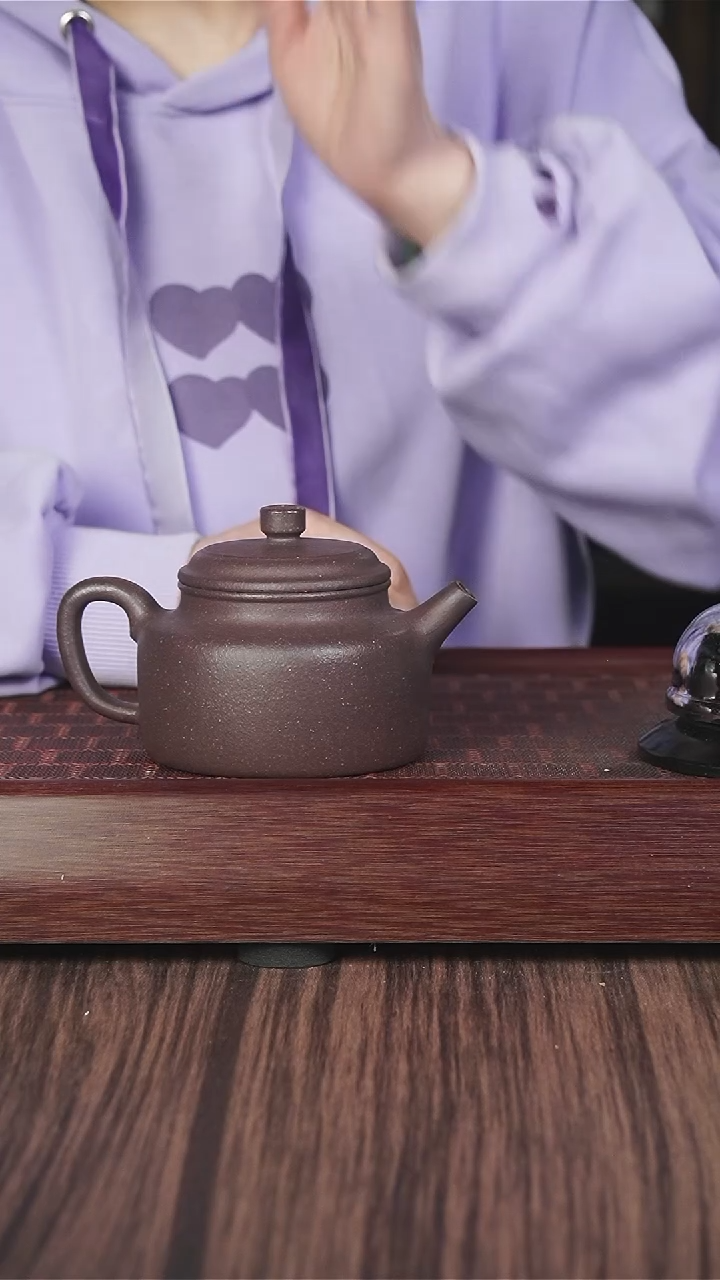 【闪购商品】紫砂茶壶csl  粗砂天青  德钟