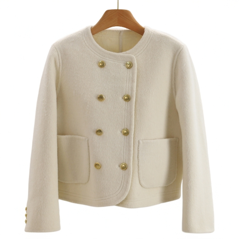 F7969-【M】简约气质短款双面呢#XMF58B032