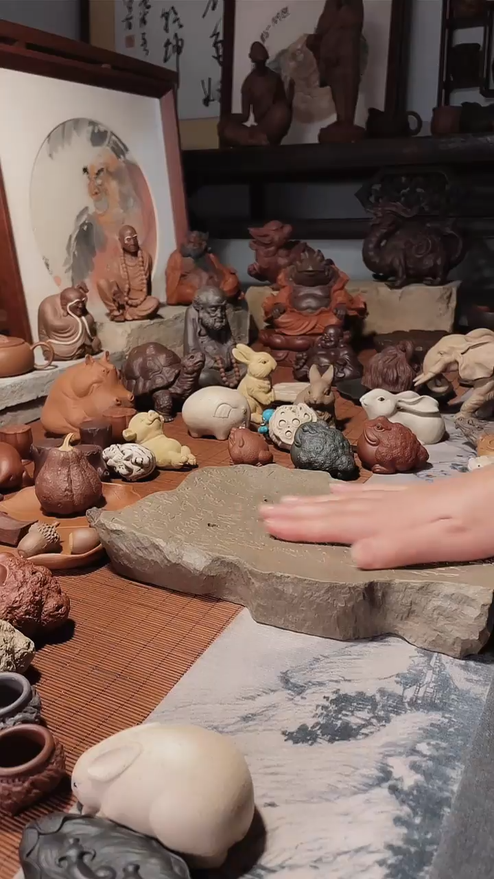 【闪购商品】紫砂茶宠紫砂茶宠把件摆件干泡