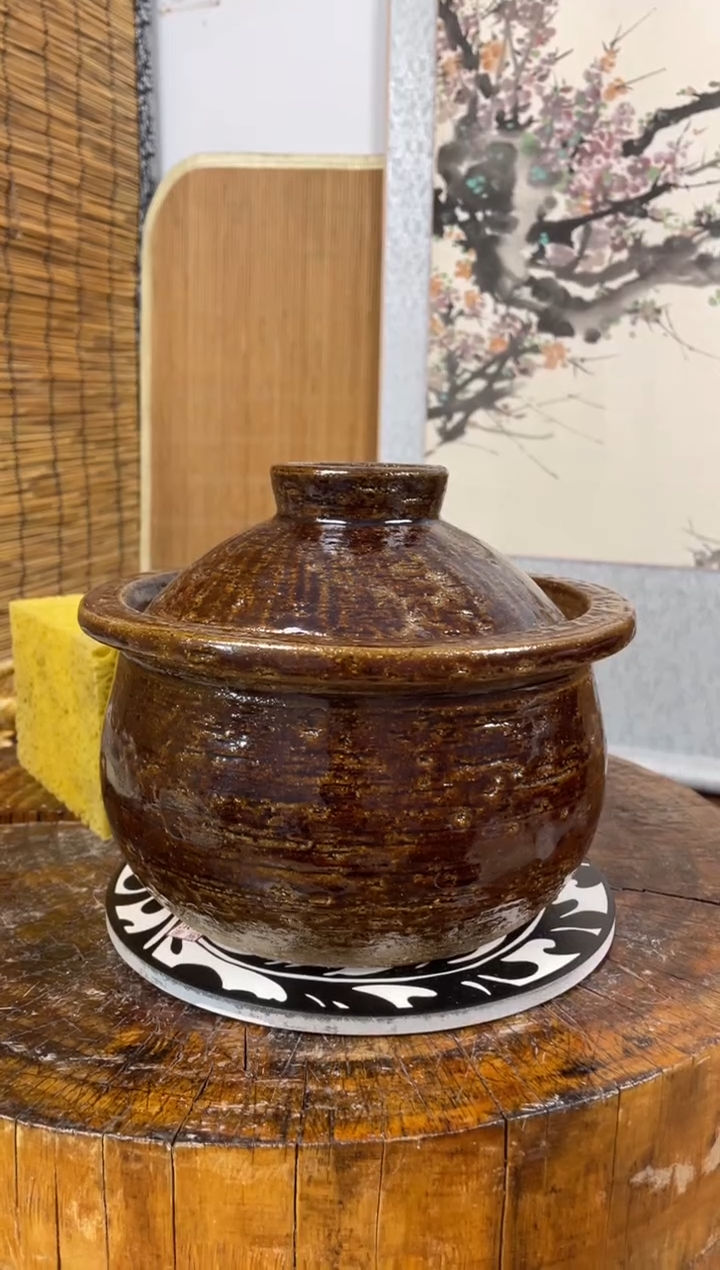 陶土九**色专属链接釜饭锅带锅垫1.5升*20.5高12