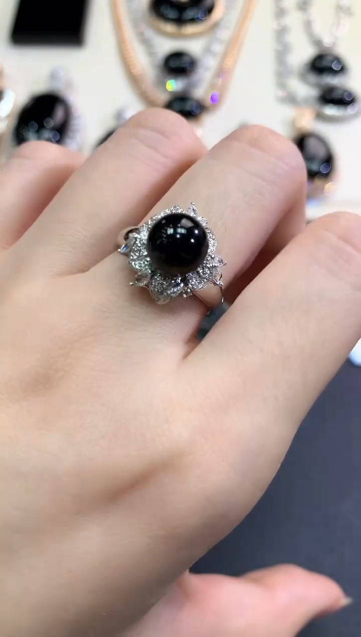 【闪购商品】翡翠戒指18K金镶嵌C74 不退换