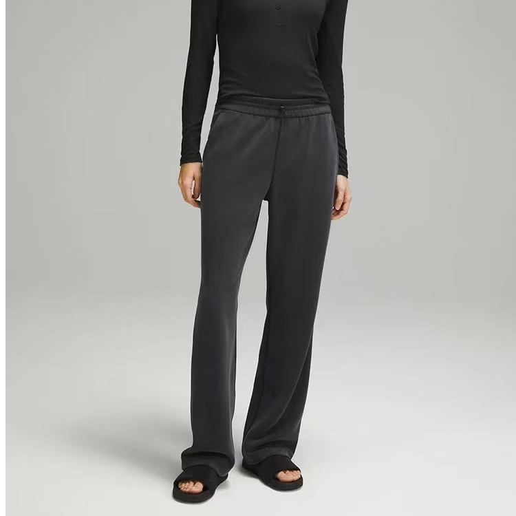 【多多家】lulu直筒理想裤砂洗空气层秋新款【7860】