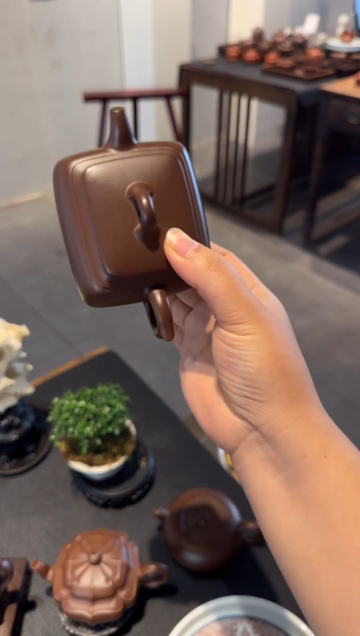 茶壶紫砂明*长四方紫砂壶