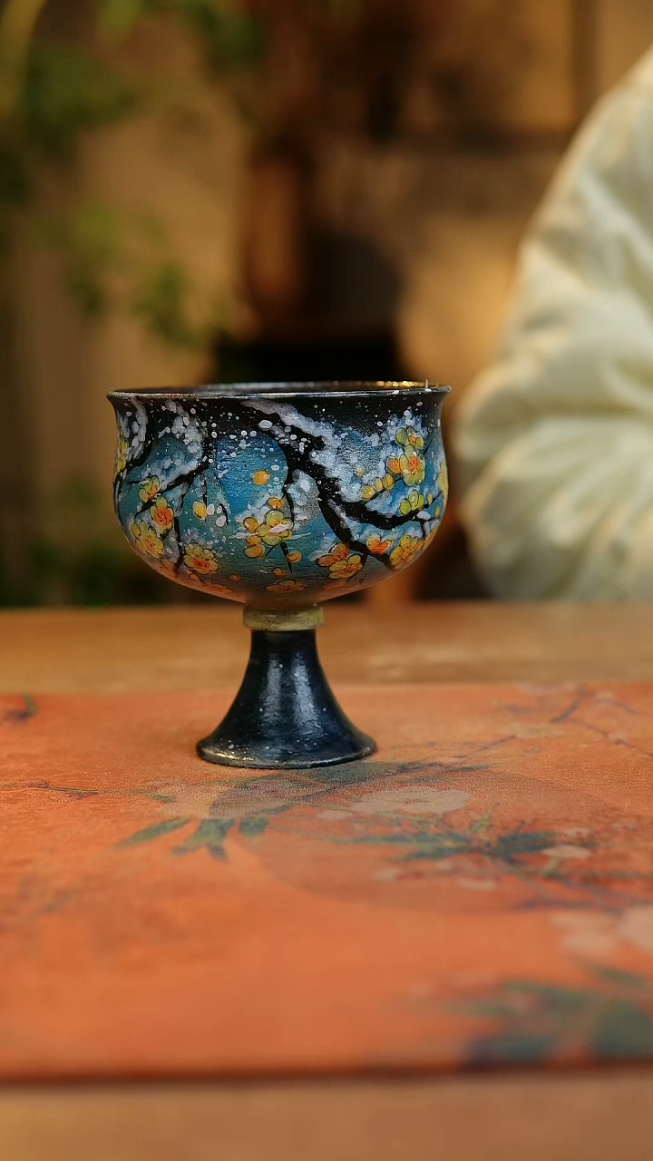 【闪购商品】瓷片1887景德镇手工手绘釉下彩高温瓷