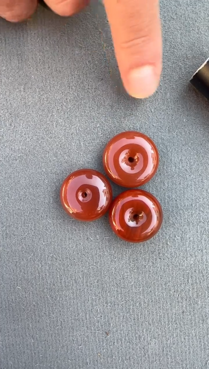 未镶嵌配饰南红玛瑙原矿无优化平安扣多样发一颗不保无纹无裂w