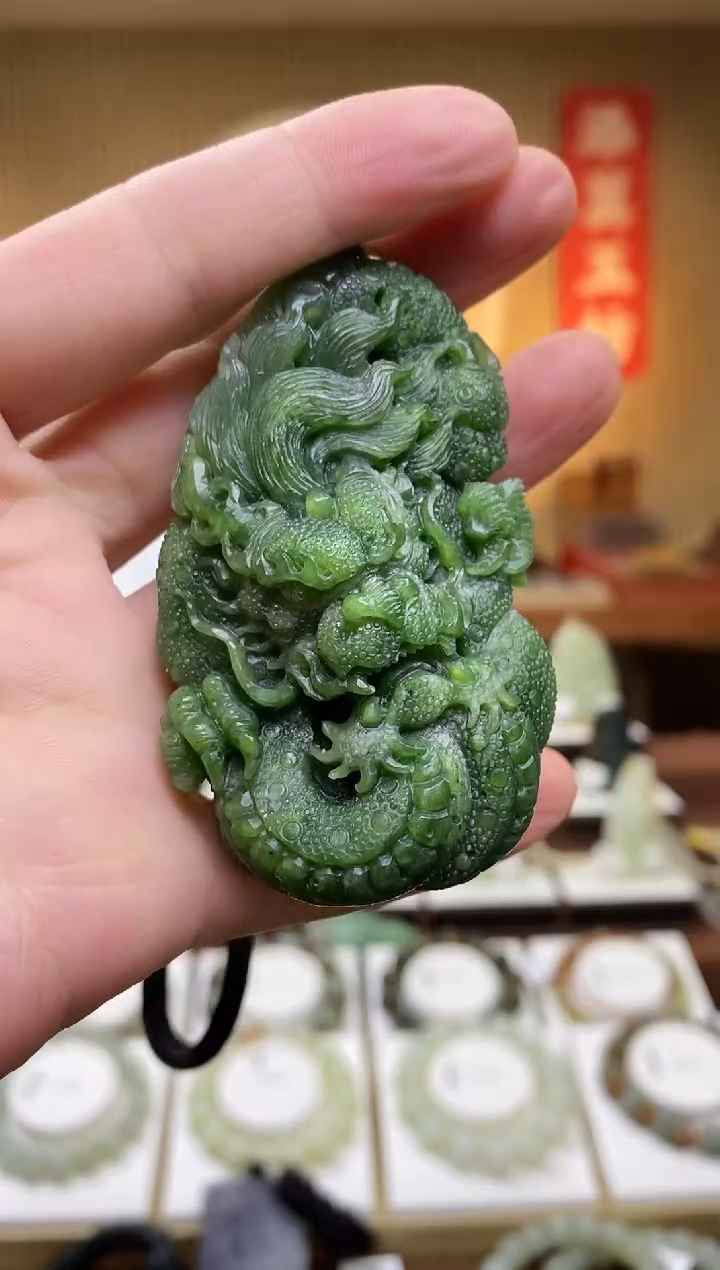 和田玉（碧玉）手把未镶嵌多样性随机发一