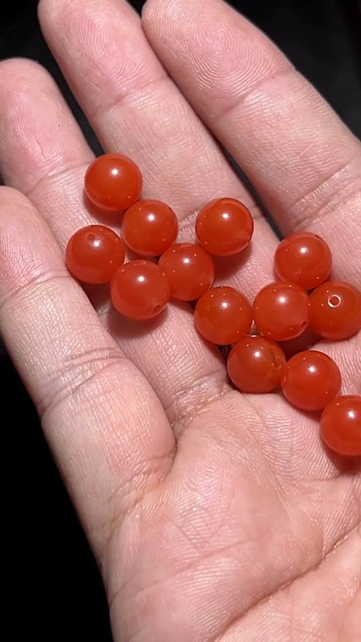 未镶嵌饰品玛瑙/玉髓18SG-321（多样性发货发其一）约9mm+