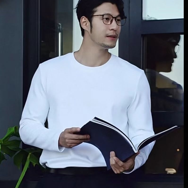 秋冬加绒加厚长袖T