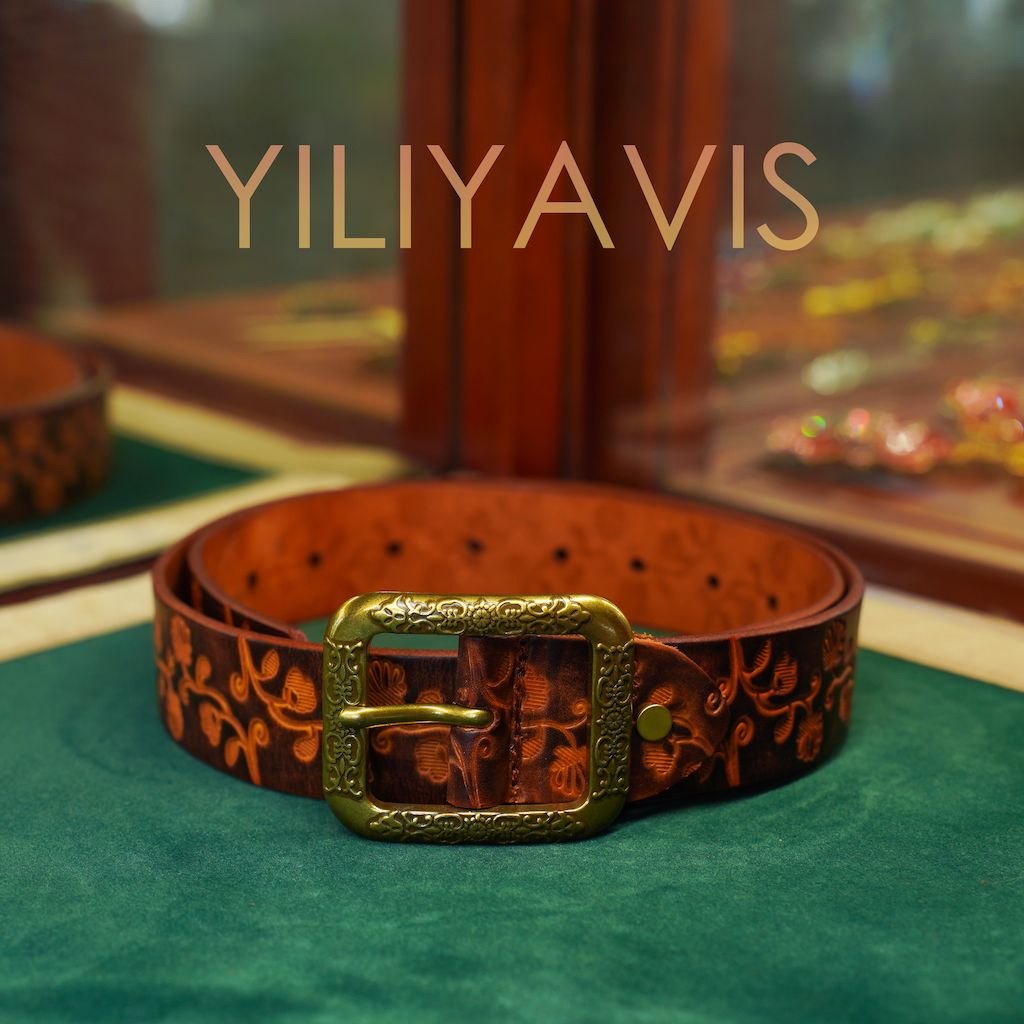 YILIYAVIS/壹里壹外【嵌花腰封】原创设计高档随性民族风腰带