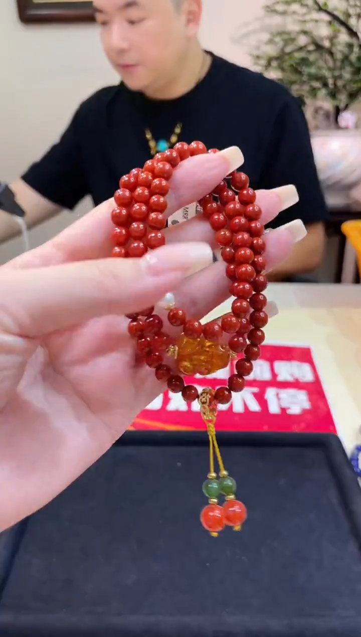 颈饰未镶嵌南红玛瑙@@ZY40113030