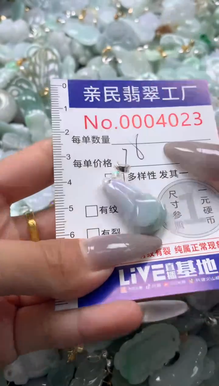 颈饰未镶嵌翡翠4023