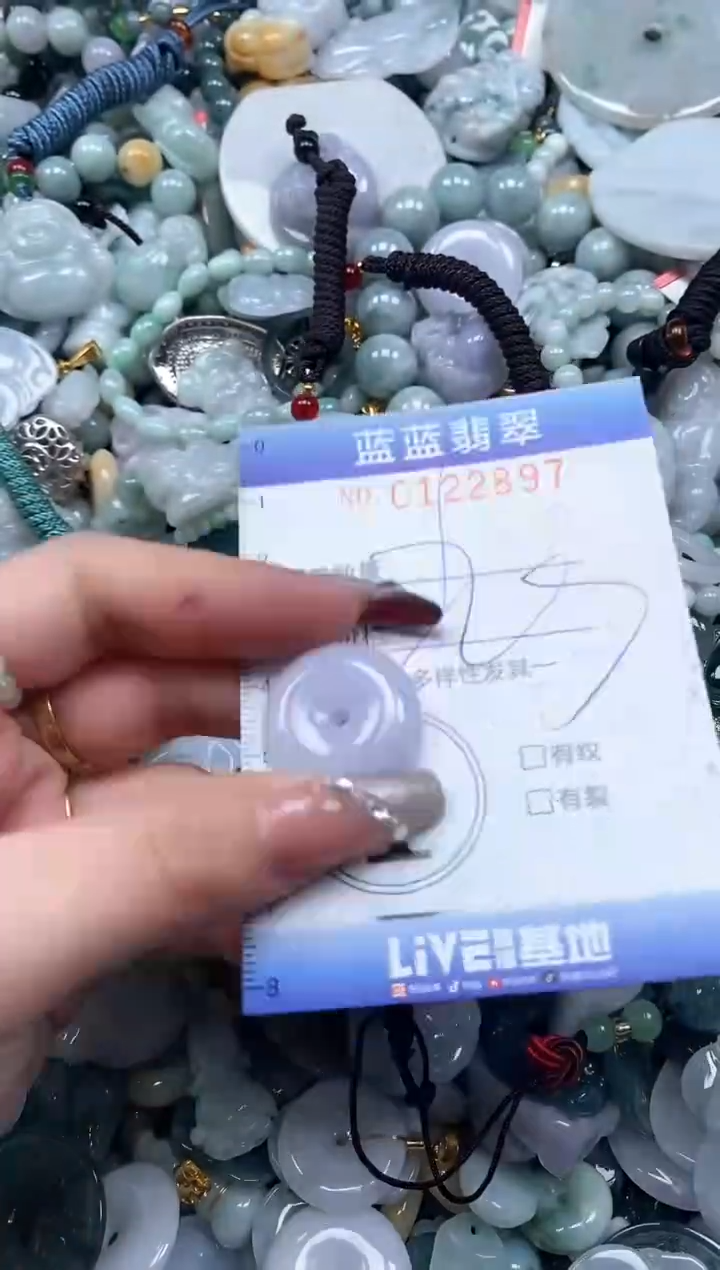 【闪购商品】翡翠颈饰未镶嵌闪购0122897多样性发其一