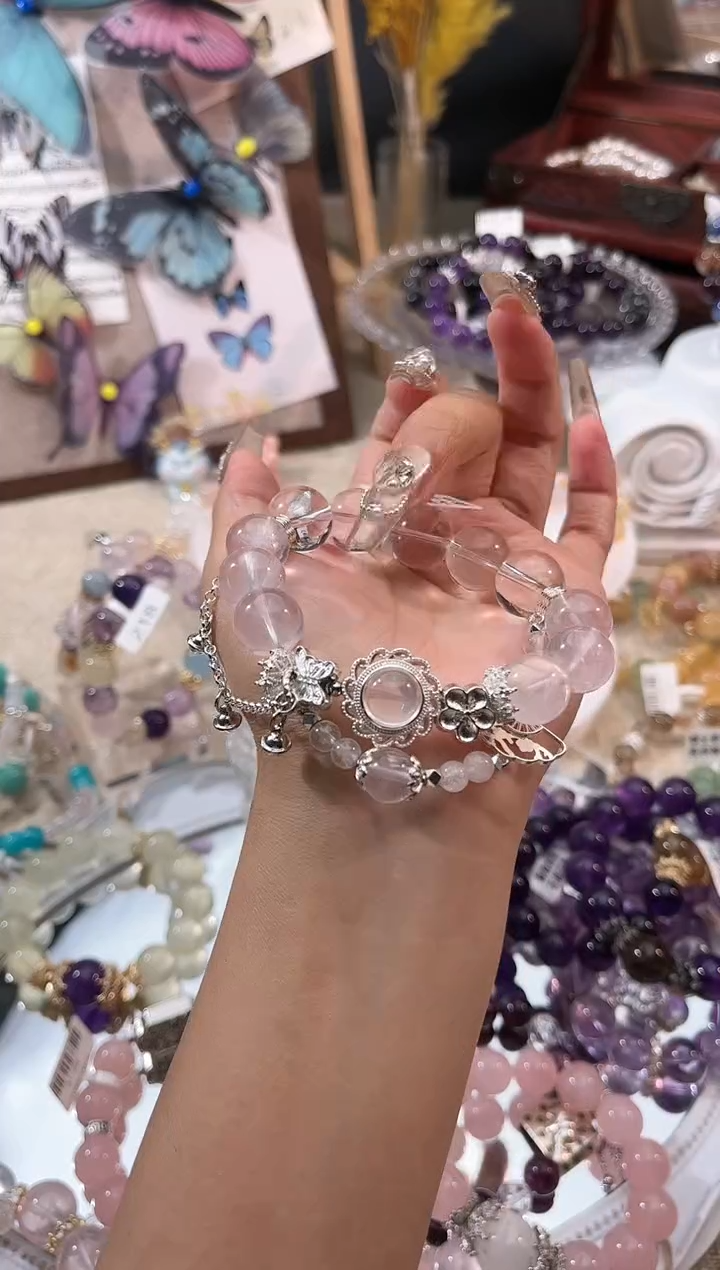 【闪购商品】水晶手链未镶嵌多样性发货颜色微差发其一