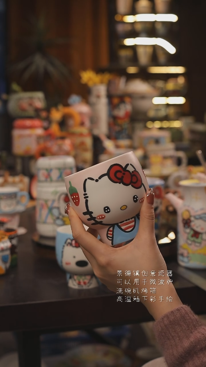 景德镇釉下彩绘设计师款式陶瓷