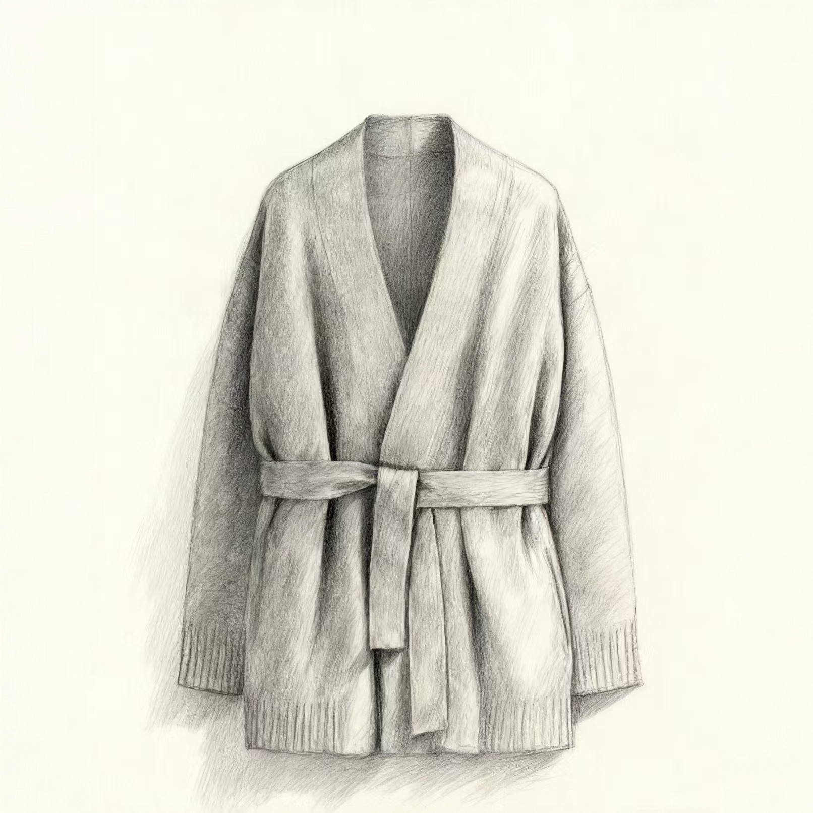 【6082】LP秋冬高端时尚立体剪裁羊绒外套百搭系带气质设计师