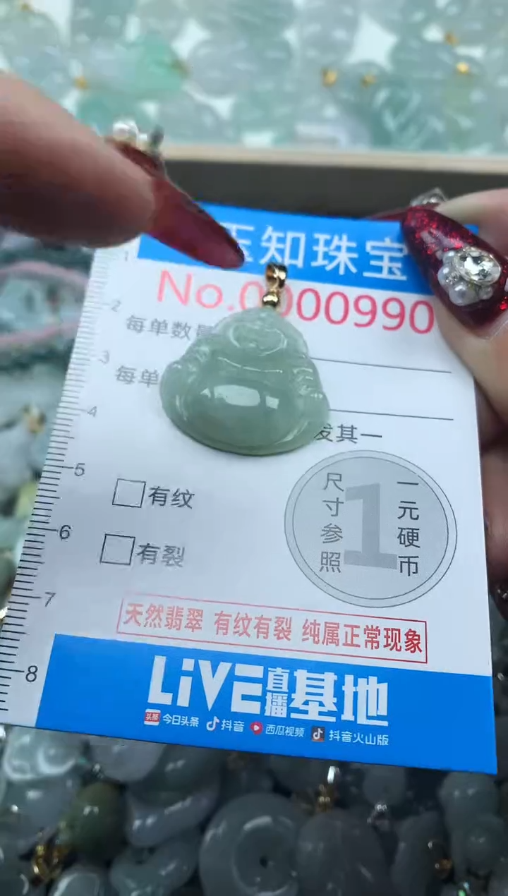 颈饰未镶嵌翡翠990