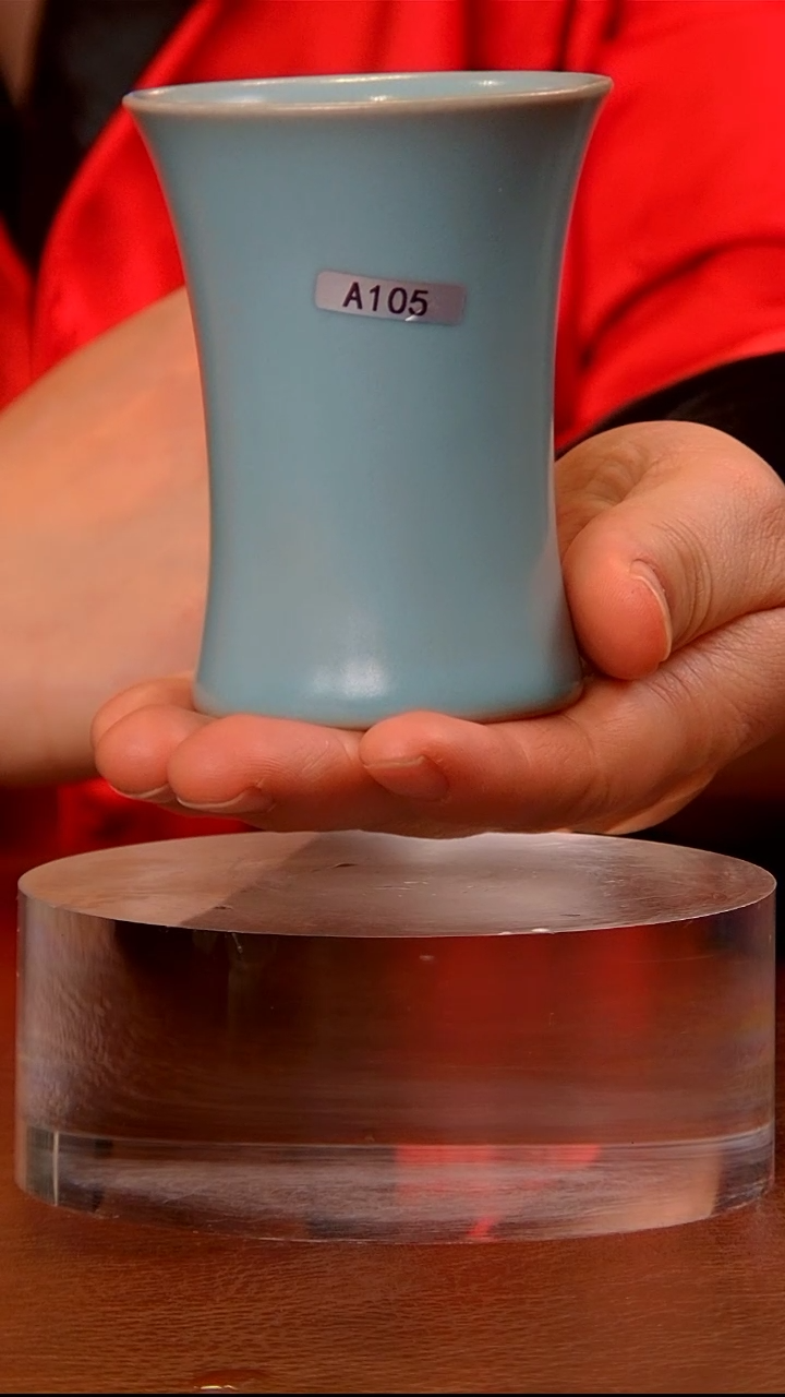 【闪购商品】瓷片105高束腰杯...........