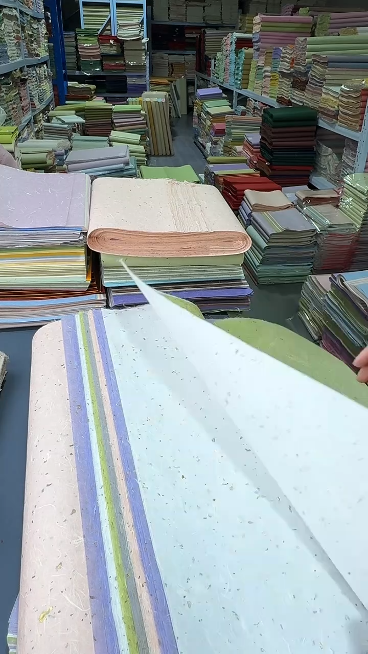 61*180金箔雁楮清水五色50张