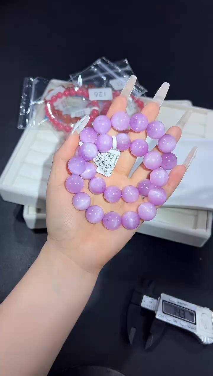 未镶嵌锂辉石手串27l多样性发其一【1条】默认微瑕