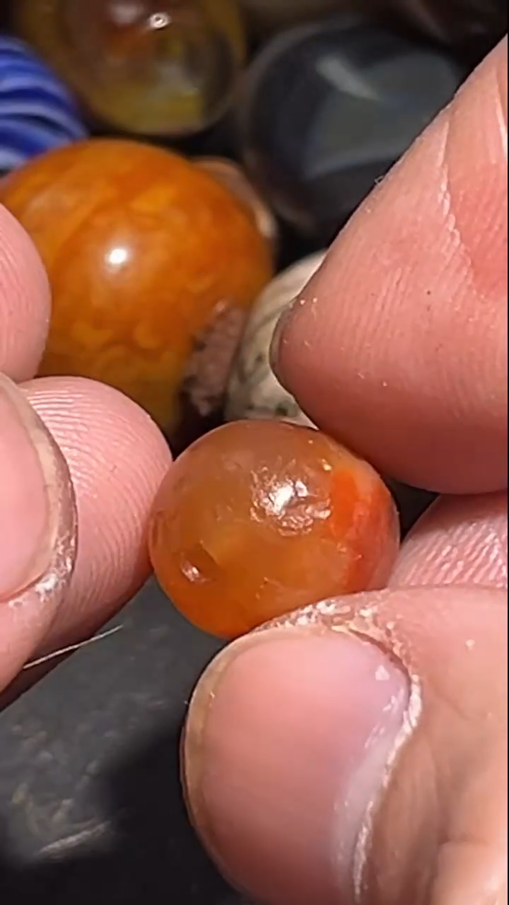 非金属石英石pz260102-96老珠子单珠约10mm