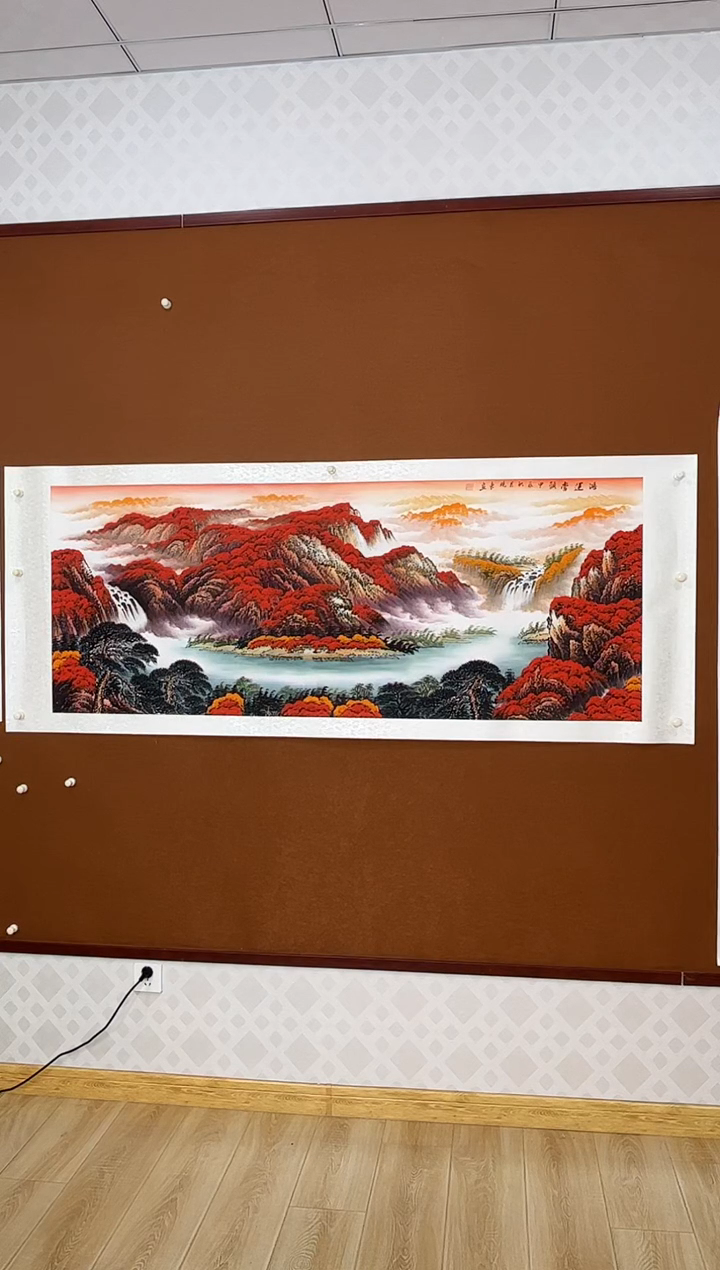 【闪购商品】国画鸿运当头纯手绘无框