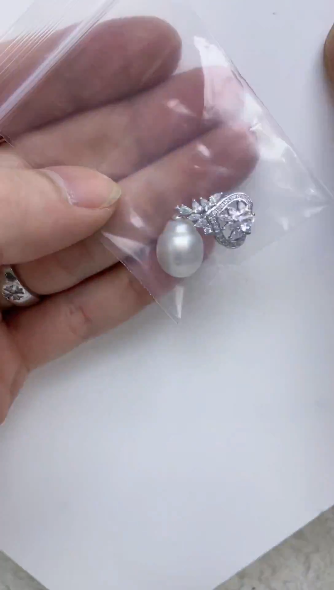 颈饰银S925镶嵌海水珍珠  