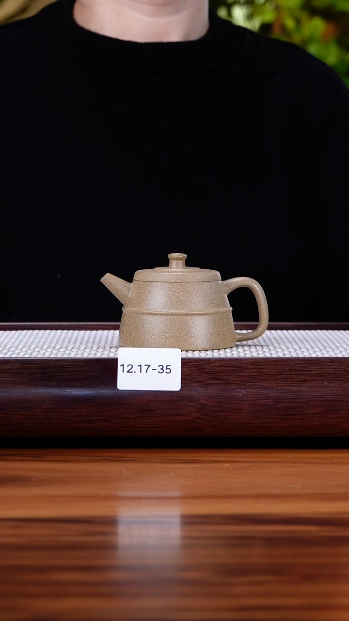 茶壶紫砂12.17-35 青段 腰线巨轮130