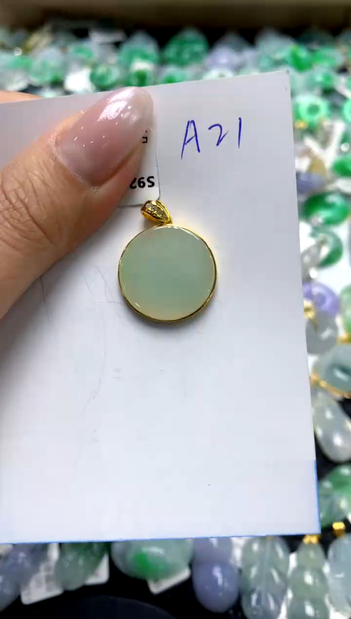 翡翠银S925镶嵌颈饰1111111111111111