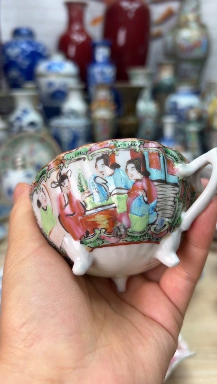 杯三足杯       飞皮 