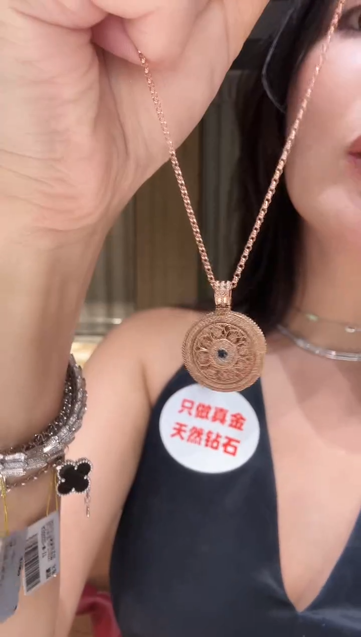 项链18K金镶嵌钻石AK0038-R-45