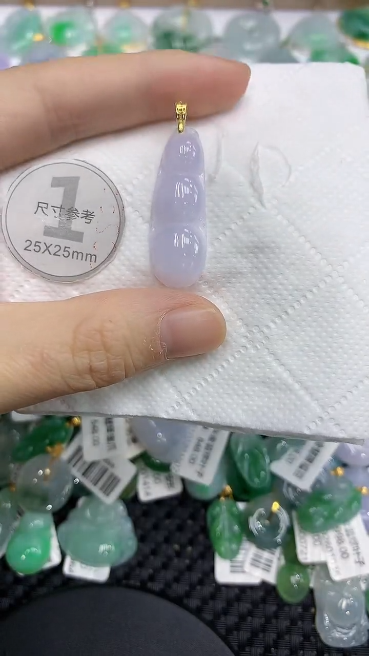 颈饰银S925镶嵌翡翠a货百元以下同包裹多件发出的只收取一单运费