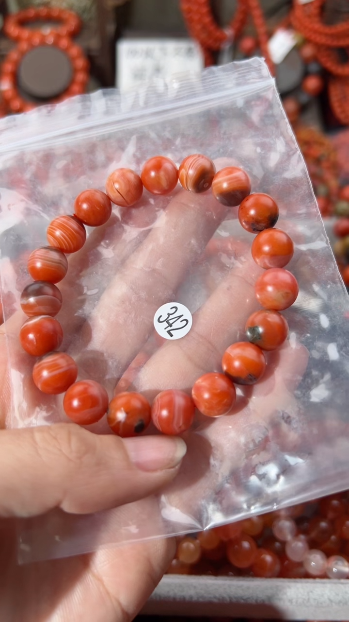 【闪购商品】南红玛瑙手串未镶嵌10