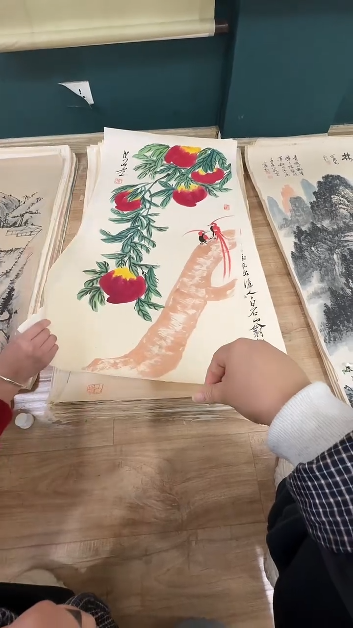 横款中式古典书画作品