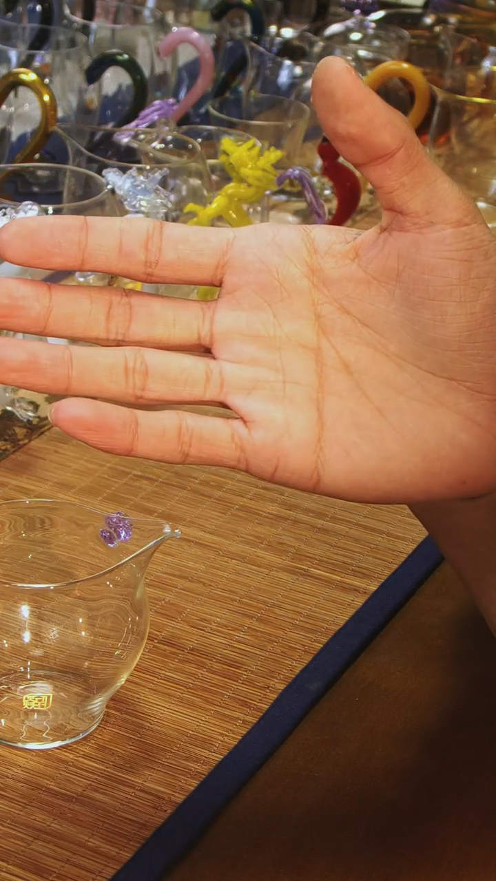 【闪购商品】招财猫杯黄色两只晶焱金标