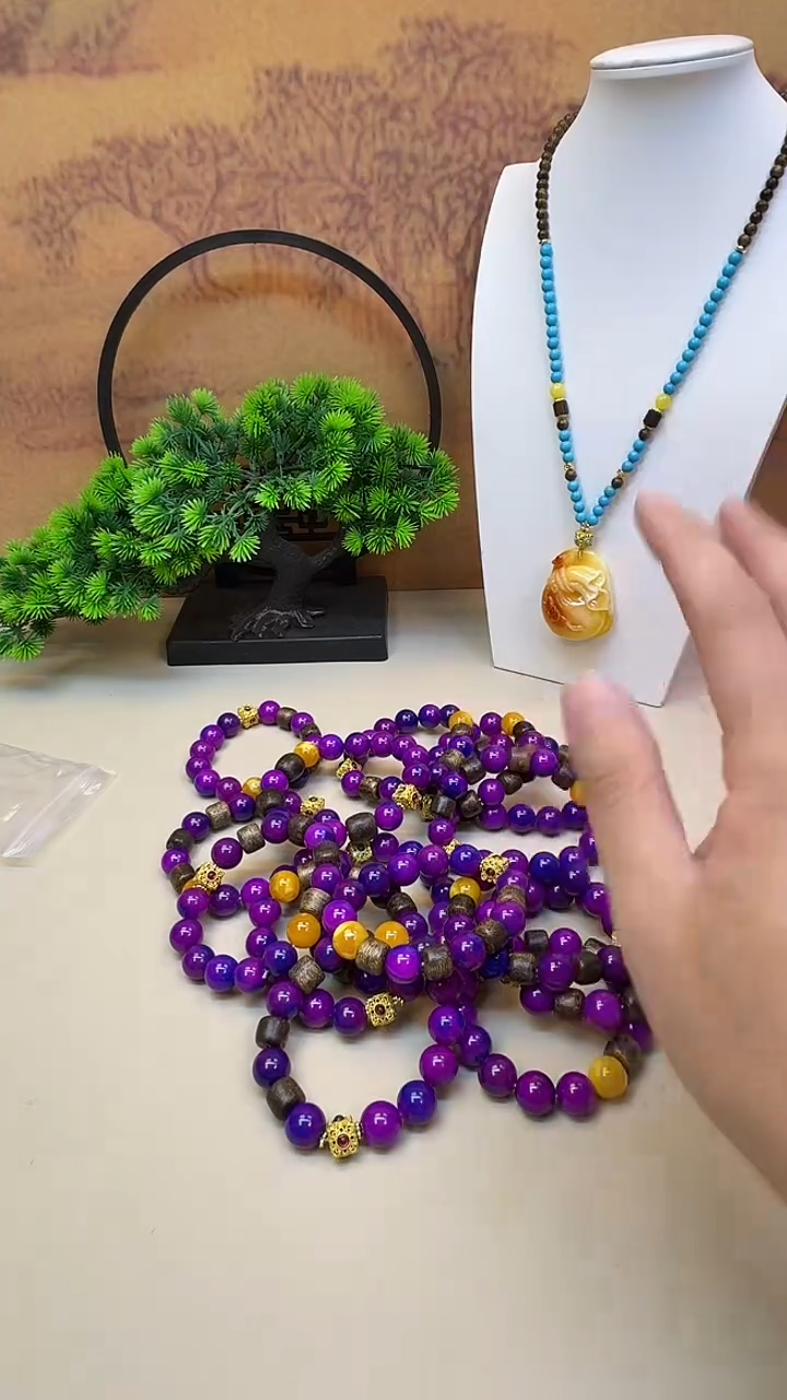 苏纪石（舒俱来）14K金镶嵌手链A200 