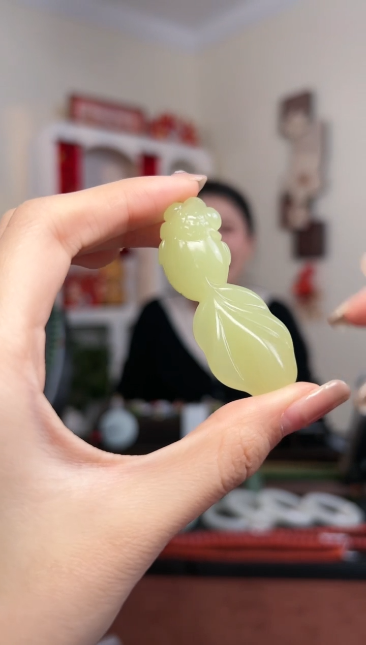 【闪购商品】和田玉颈饰未镶嵌D6- 57*23*14 鱼