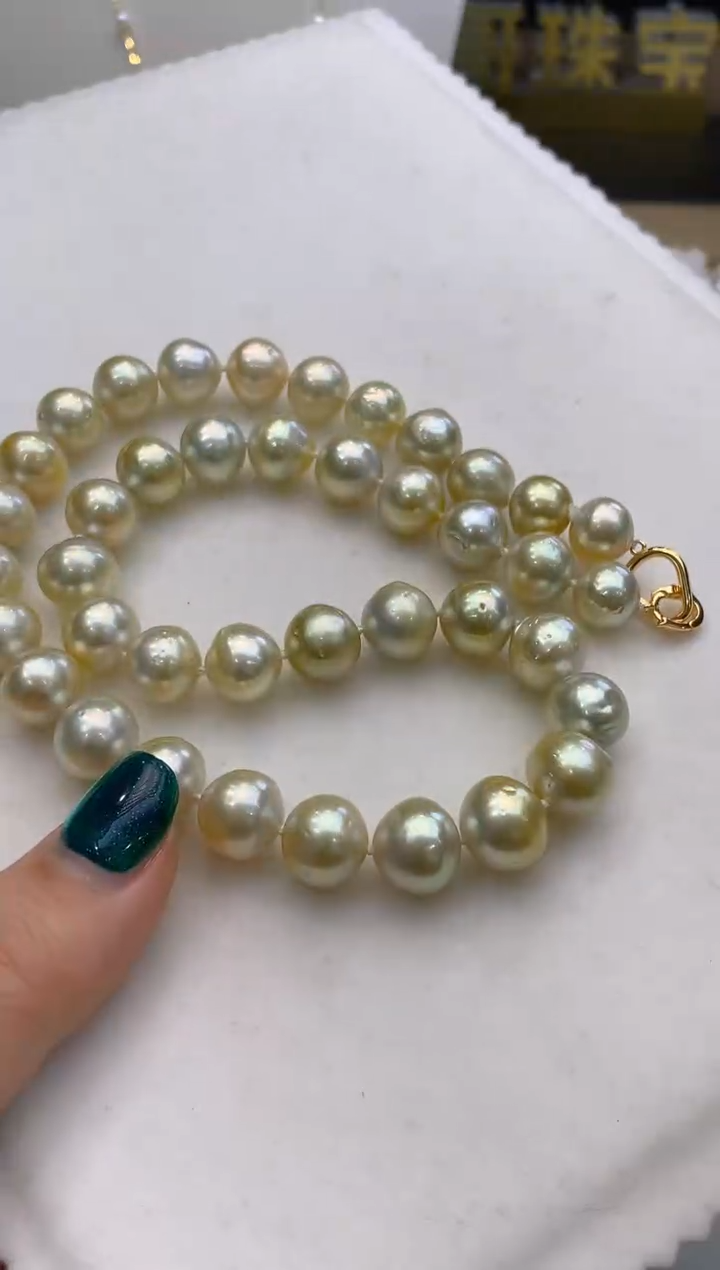 【闪购商品】海水珍珠项链未镶嵌102 10-12mm